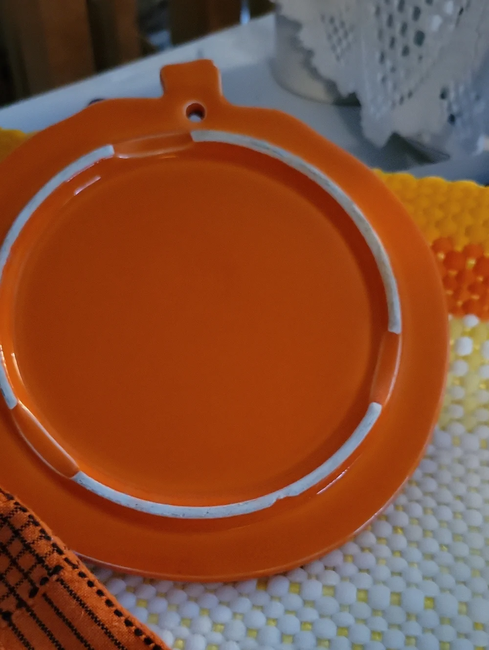 🍊orange trivet/ towels/mat🍊